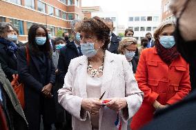 Roselyne Bachelot and Valerie Pecresse inaugurate the new FRAC building - Romainville