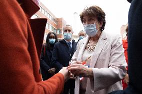 Roselyne Bachelot and Valerie Pecresse inaugurate the new FRAC building - Romainville