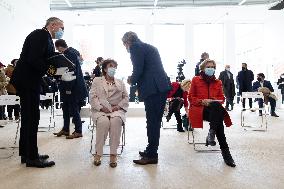 Roselyne Bachelot and Valerie Pecresse inaugurate the new FRAC building - Romainville