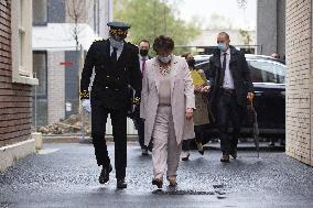 Roselyne Bachelot and Valerie Pecresse inaugurate the new FRAC building - Romainville