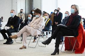 Roselyne Bachelot and Valerie Pecresse inaugurate the new FRAC building - Romainville