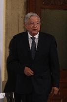 President Lopez Obrador Offers News Conference - Mexico