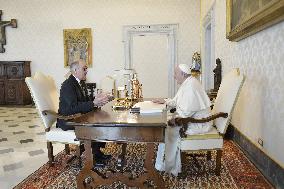 Pope Francis Receives Mr. Guy Parmelin - Vatican