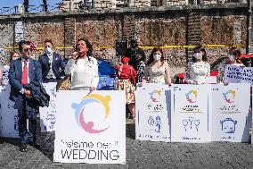 Demonstration Of Wedding Workers - Rome