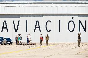 Queen Letizia Chairs Event Of The Aviation Academy of Spain's Army - Madrid
