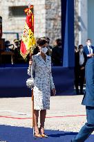 Queen Letizia Chairs Event Of The Aviation Academy of Spain's Army - Madrid