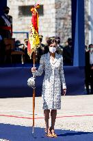 Queen Letizia Chairs Event Of The Aviation Academy of Spain's Army - Madrid