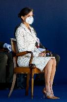Queen Letizia Chairs Event Of The Aviation Academy of Spain's Army - Madrid