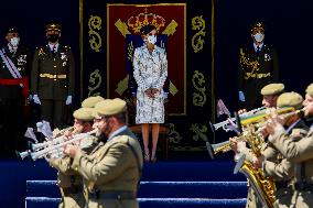 Queen Letizia Chairs Event Of The Aviation Academy of Spain's Army - Madrid