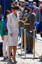 Queen Letizia Chairs Event Of The Aviation Academy of Spain's Army - Madrid