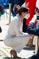 Queen Letizia Chairs Event Of The Aviation Academy of Spain's Army - Madrid