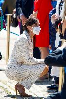 Queen Letizia Chairs Event Of The Aviation Academy of Spain's Army - Madrid