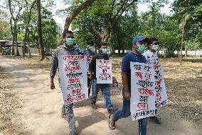 Pro-environmentalist youth organization Green Voice activists - Dhaka