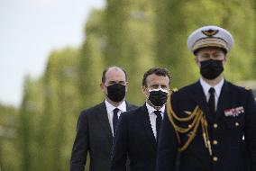 Macron at ceremony for 76th anniversary of WWII victory - Paris