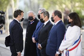 Macron at ceremony for 76th anniversary of WWII victory - Paris