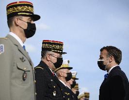 Macron at ceremony for 76th anniversary of WWII victory - Paris