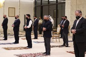 King Abdullah II of Jordan Prays for Night of Destiny - Amman