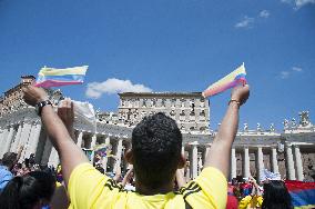 Pope Francis Delivers Regina Caeli Prayer - Vatican