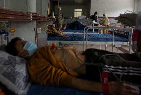 Covid Patients In Kashmir Hospital