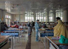 Covid Patients In Kashmir Hospital