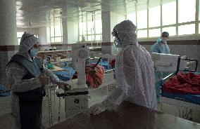Covid Patients In Kashmir Hospital