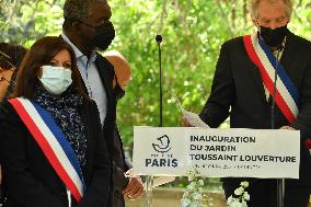 Inauguration of the Jardin Toussaint Louverture - Paris