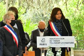 Inauguration of the Jardin Toussaint Louverture - Paris
