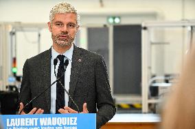 Laurent Wauquiez announces his candidacy in Auvergne-Rhone-Alpes