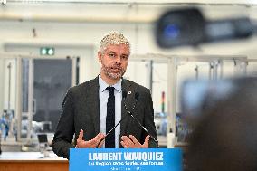 Laurent Wauquiez announces his candidacy in Auvergne-Rhone-Alpes