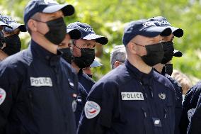 Tribute to police officer killed in Avignon - South of France