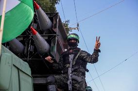 Al-Qassam Brigades Military Parade - Gaza