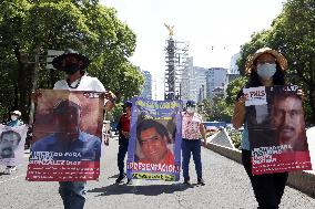 Justice For Disappeared Detainees Rally - Mexico