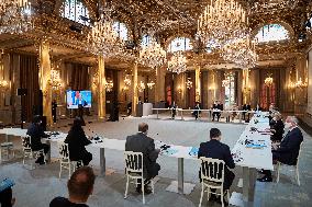 22nd German-French Ministerial Council Videoconference - Paris