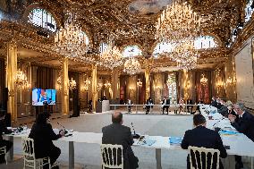 22nd German-French Ministerial Council Videoconference - Paris