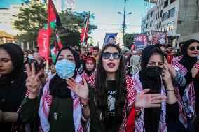 PFLP Militants Parade - Gaza
