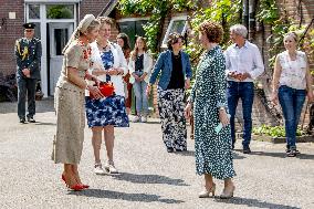 Queen Maxima Paid A Working Visit To A Dairy Farm - Lettele