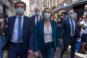 Marine Le Pen On The Campaign Trail - Saint-Chamond