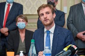 Marine Le Pen On The Campaign Trail - Saint-Chamond