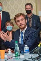 Marine Le Pen On The Campaign Trail - Saint-Chamond