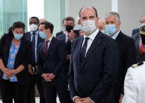 French PM Castex Visits Bardo Museum - Tunis
