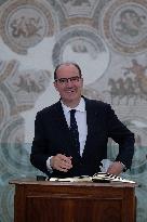 French PM Castex Visits Bardo Museum - Tunis