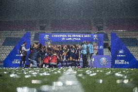 French Women PSG Team Celebrates Victory - Paris