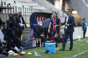 French Women PSG Team Celebrates Victory - Paris