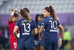 French Women PSG Team Celebrates Victory - Paris