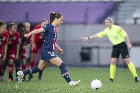 French Women PSG Team Celebrates Victory - Paris