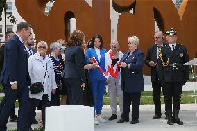 Belarusian opposition Svetlana Tikhanovskaya in Poland