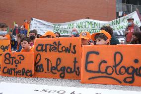 Rally against the creation of the Toulouse motorway