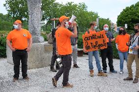 Rally against the creation of the Toulouse motorway