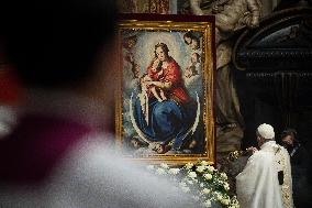 Pope Francis Leads A Holy Mass - Vatican
