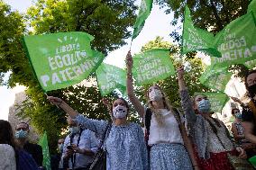 Manif Pour Tous Protest Against A Planed Bill On Bio-Ethic - Paris